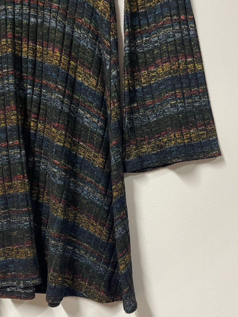 Mossimo Supply Co. Striped Knit Bell Long Sleeve Dress - Picture 5 of 10
